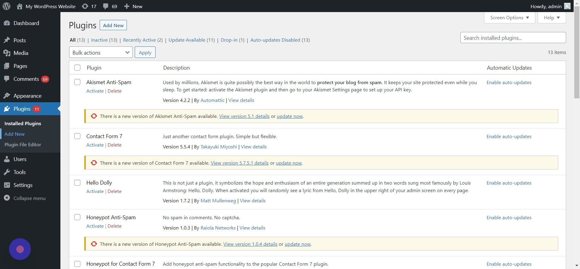 Screenshot of: Click 
