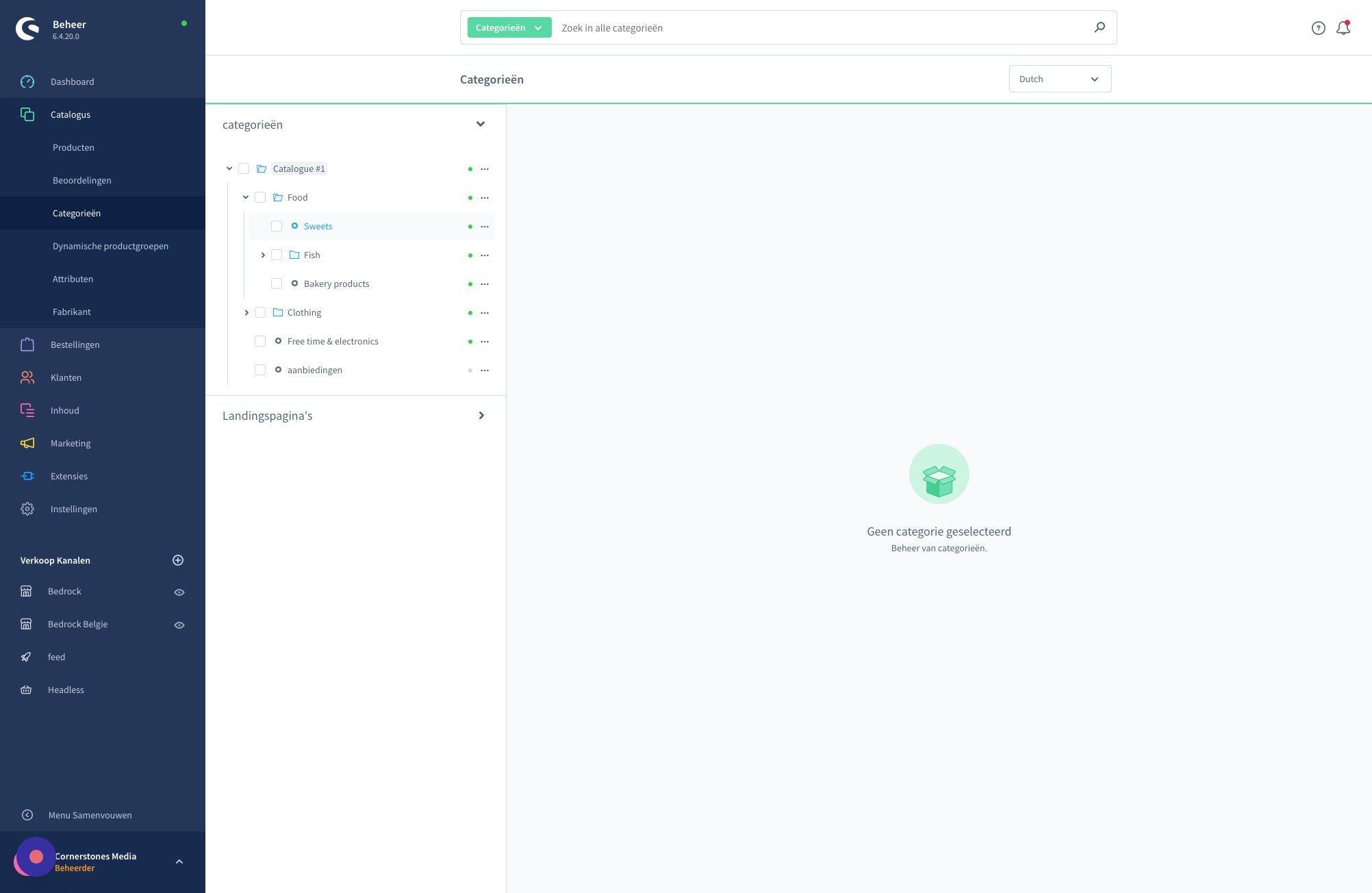 Screenshot of: Open deze categorie (productoverzicht)