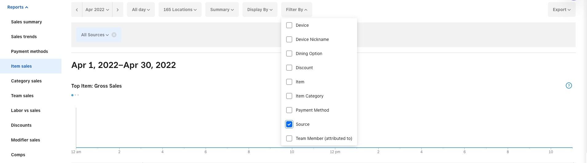 Screenshot of: Click 