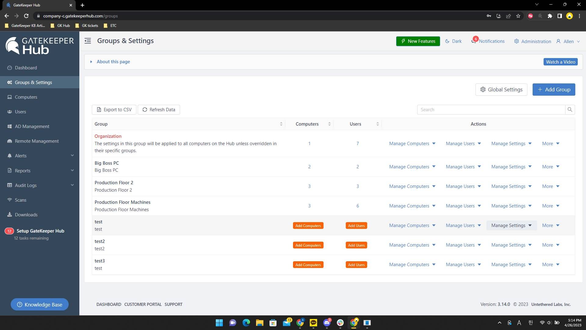 How to change Inactivity Lock settings? – GateKeeper
