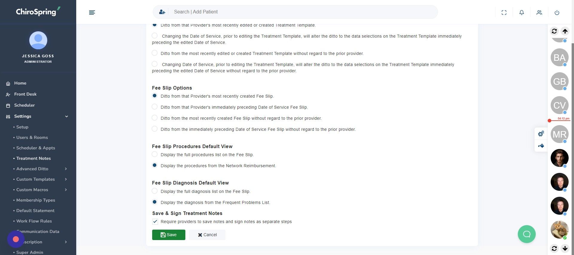 Screenshot of: Click "Save"