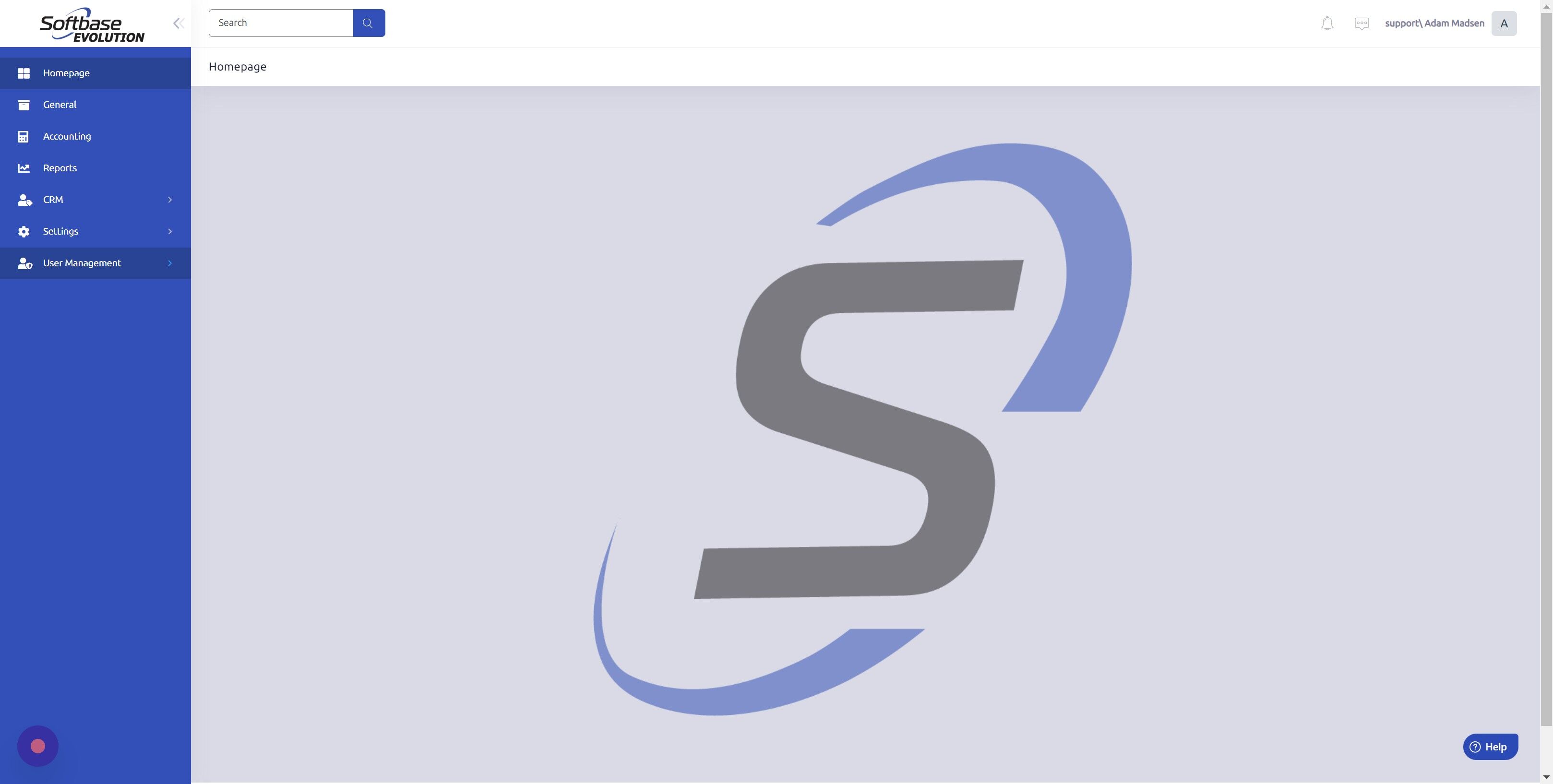 Screenshot of: Click "User Management"