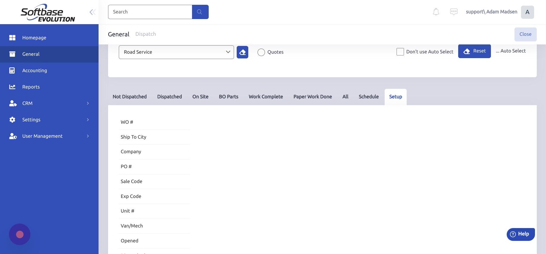 Screenshot of: Click and drag columns in the order you would like. 