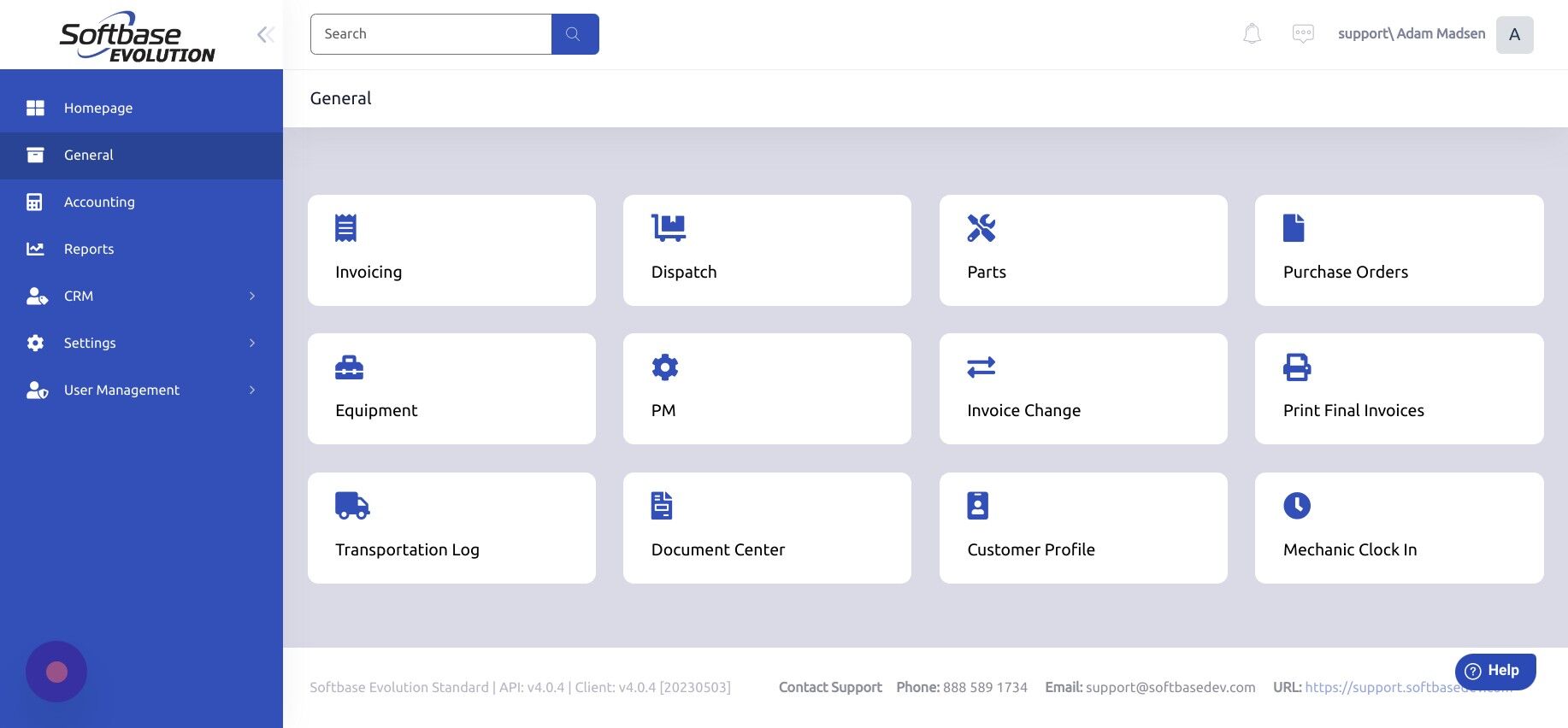 Screenshot of: Click "Purchase Orders"