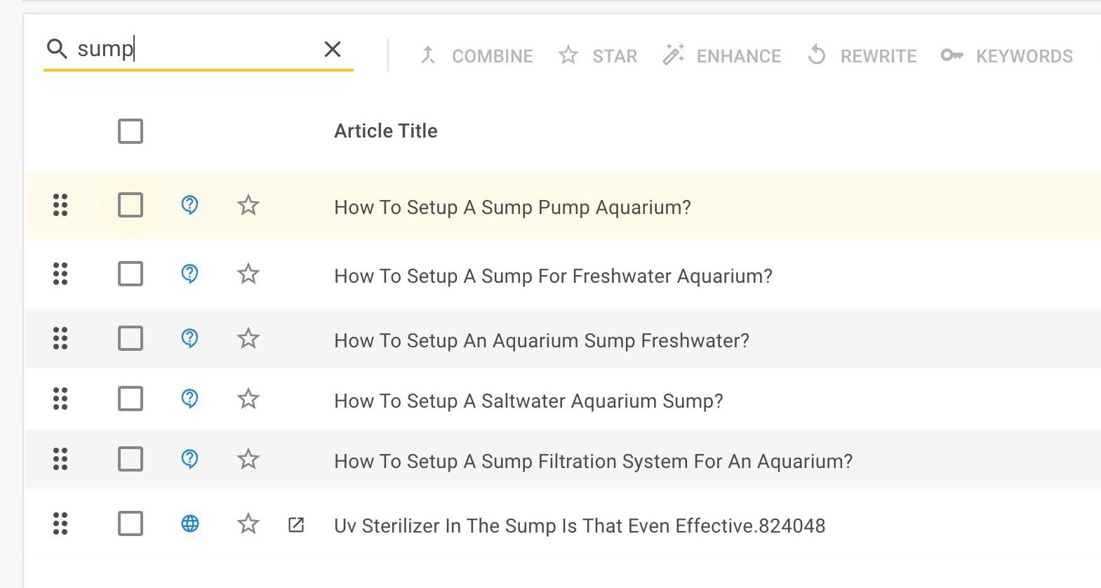 Screenshot of: Then type what you are looking for  and press [[enter]] or [[tab]] on your keyboard.