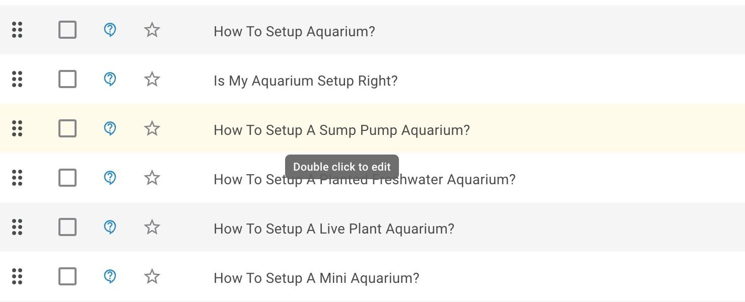 Screenshot of: Look through your hitlist and identify articles that have similar content or share the same keywords.
