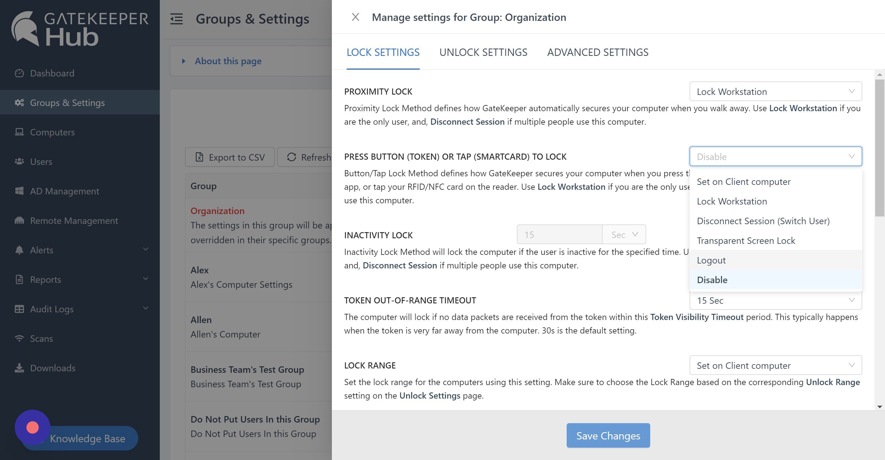 Screenshot of: Click "Save Changes." Done!
