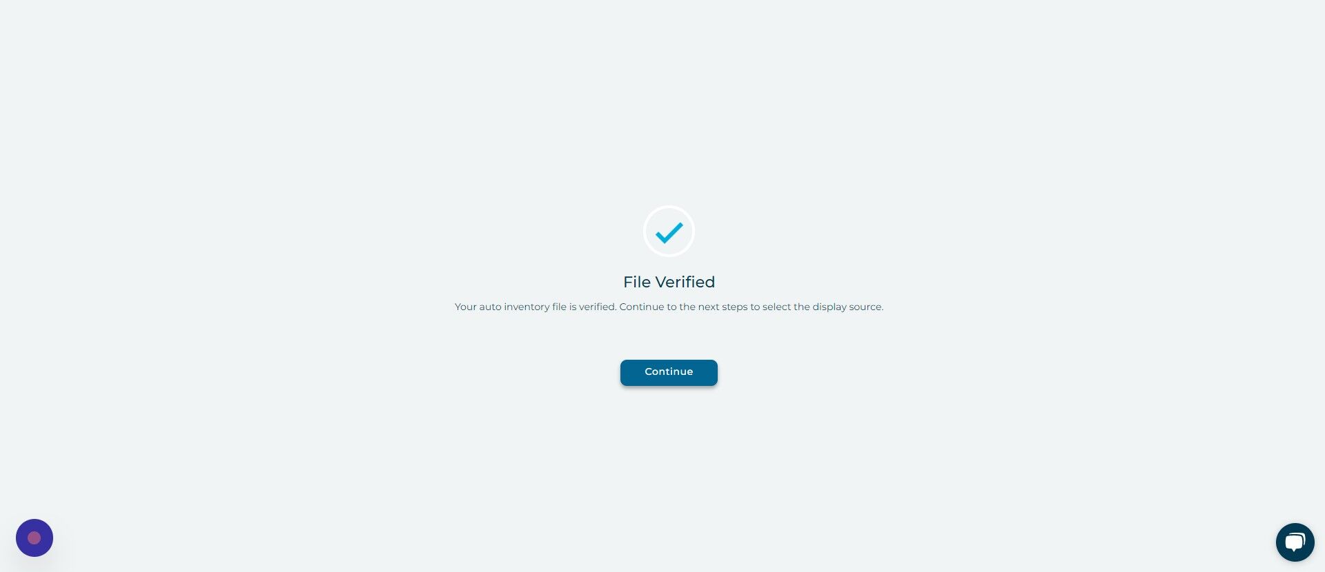 Screenshot of: Click "Continue"