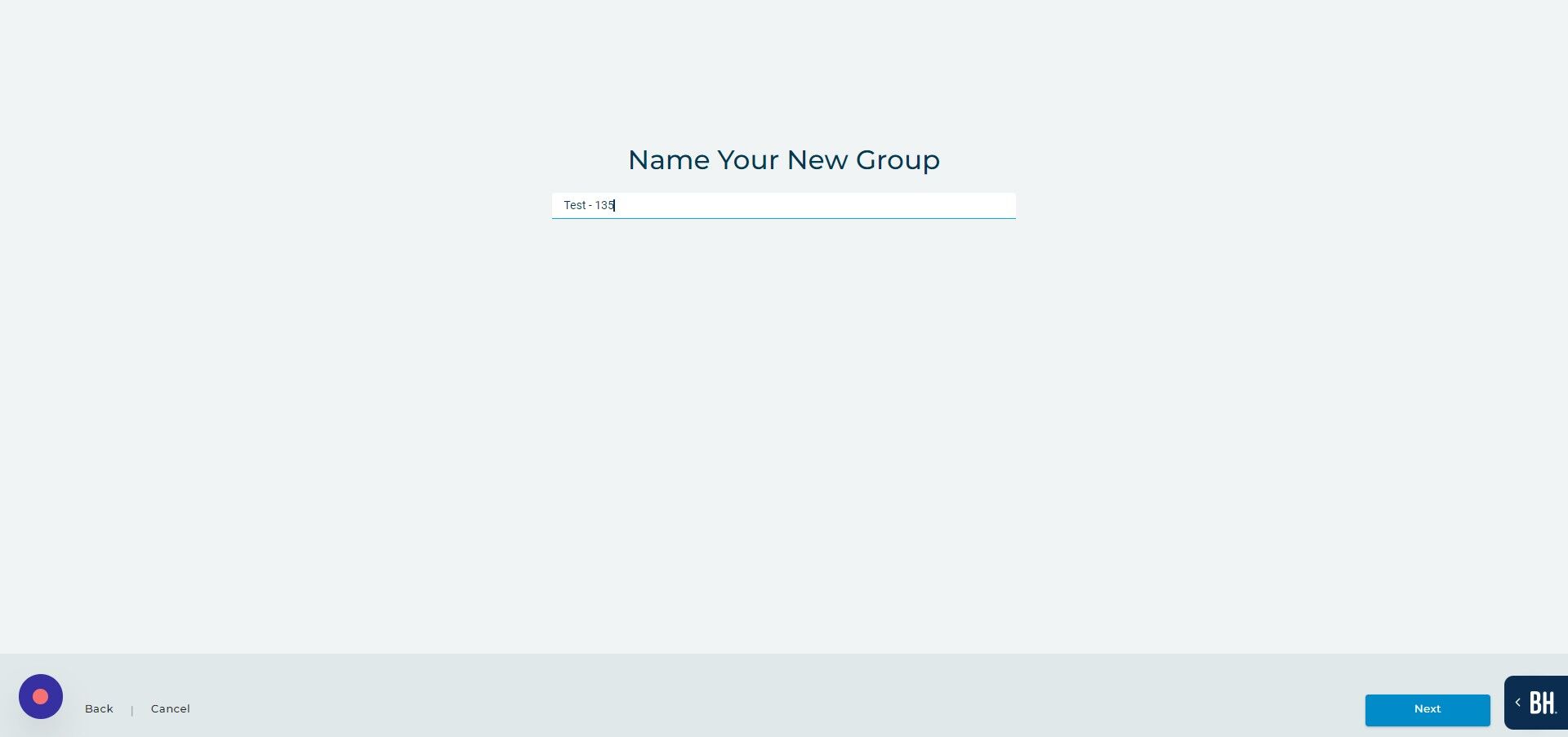 Screenshot of: Click "Next"