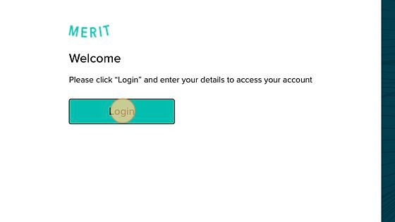 Screenshot of: Click "Login"