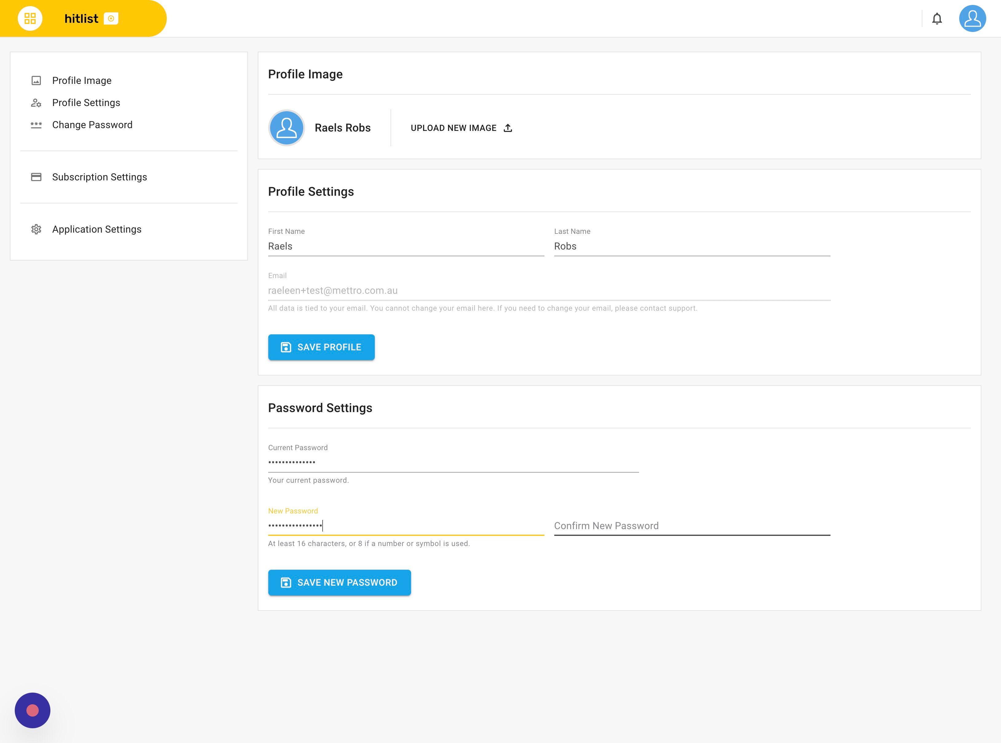 Screenshot of: Click the "Confirm New Password" field and retype your new password.