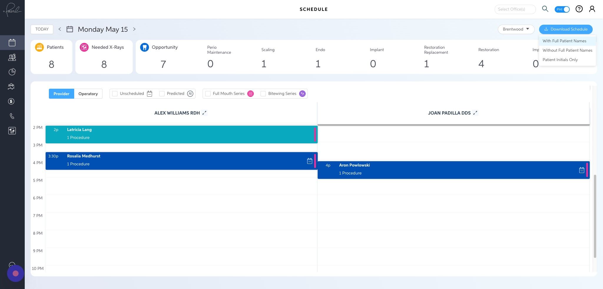 Screenshot of: Hovering over the 