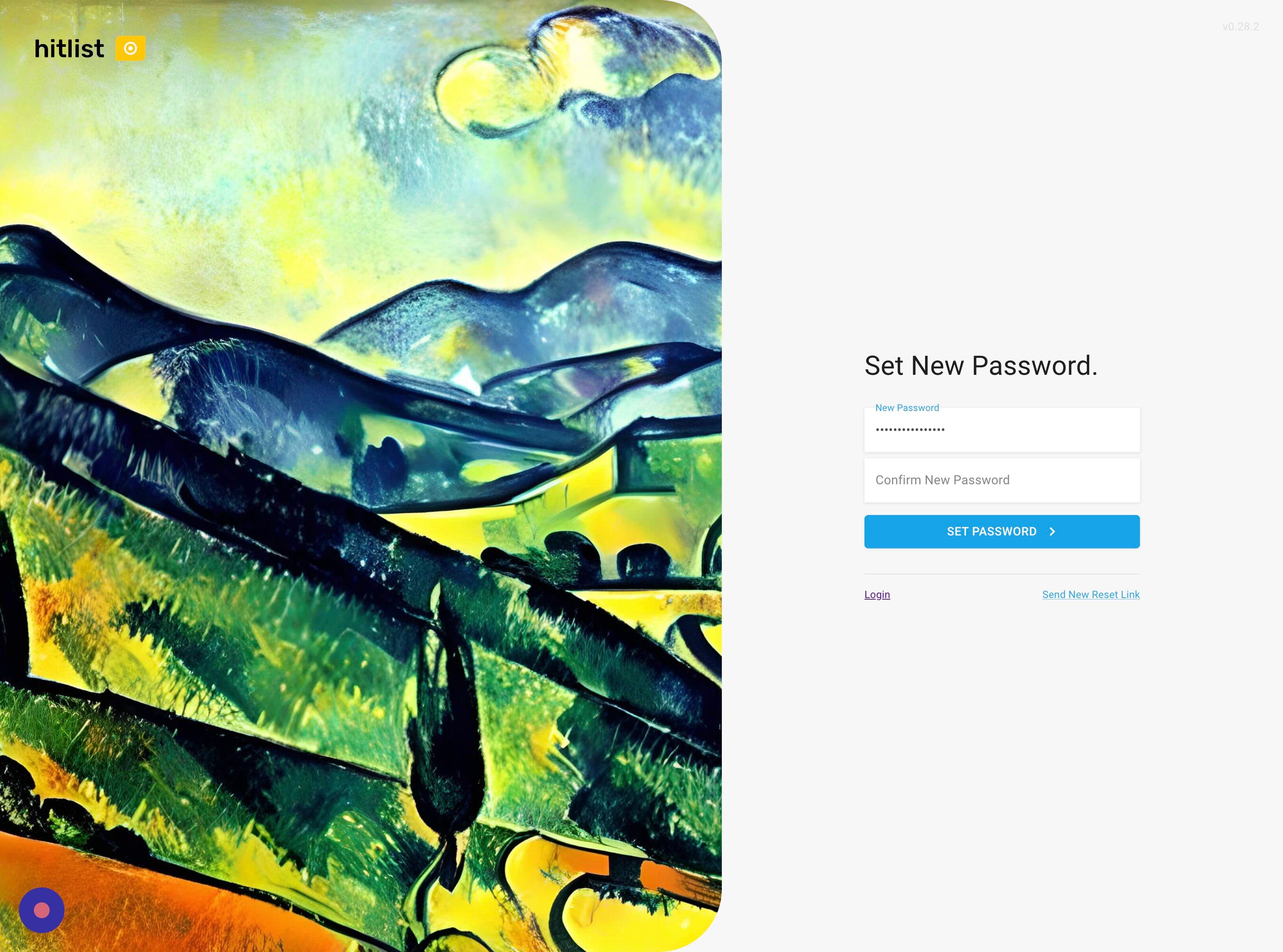 Screenshot of: Click the "Confirm New Password" field and retype your new password.
