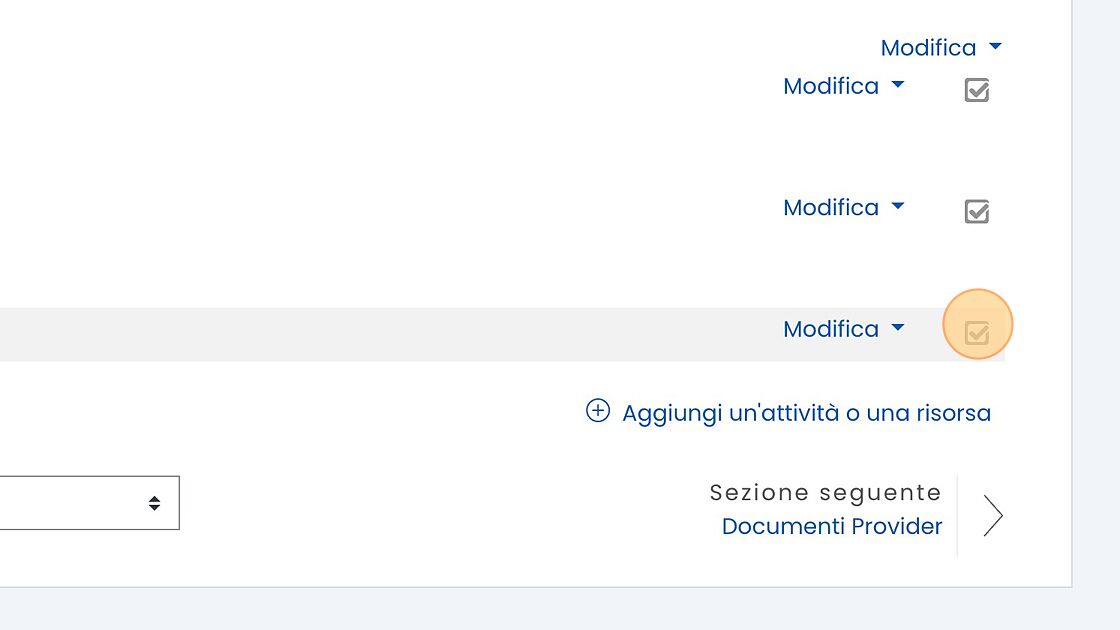 Screenshot of: I membri del board, accedendo con le loro credenziali, potranno validare il piano formativo cliccando la spunta a lato.