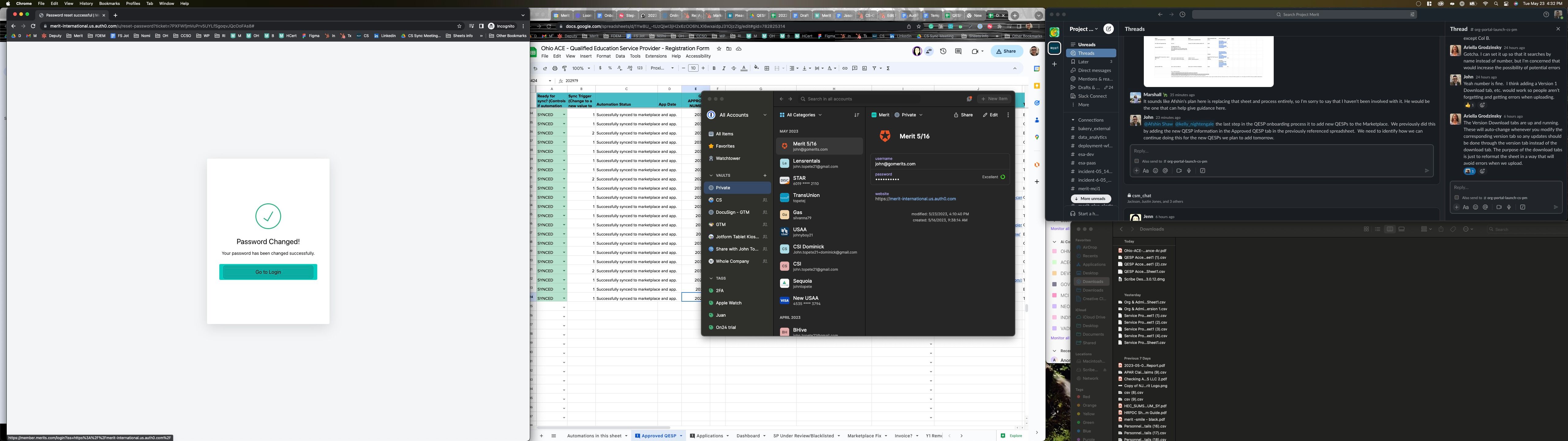 Screenshot of: Click "Go to Login"