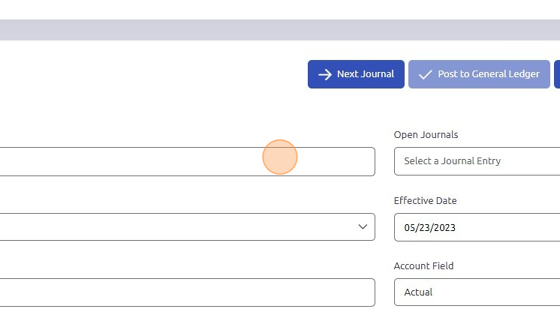 Screenshot of: Enter journal name.