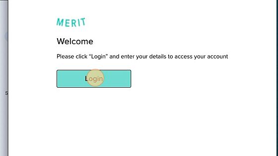 Screenshot of: Click "Login"