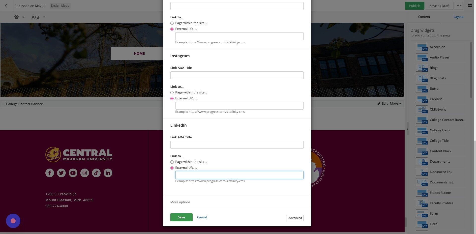 Screenshot of: Click 