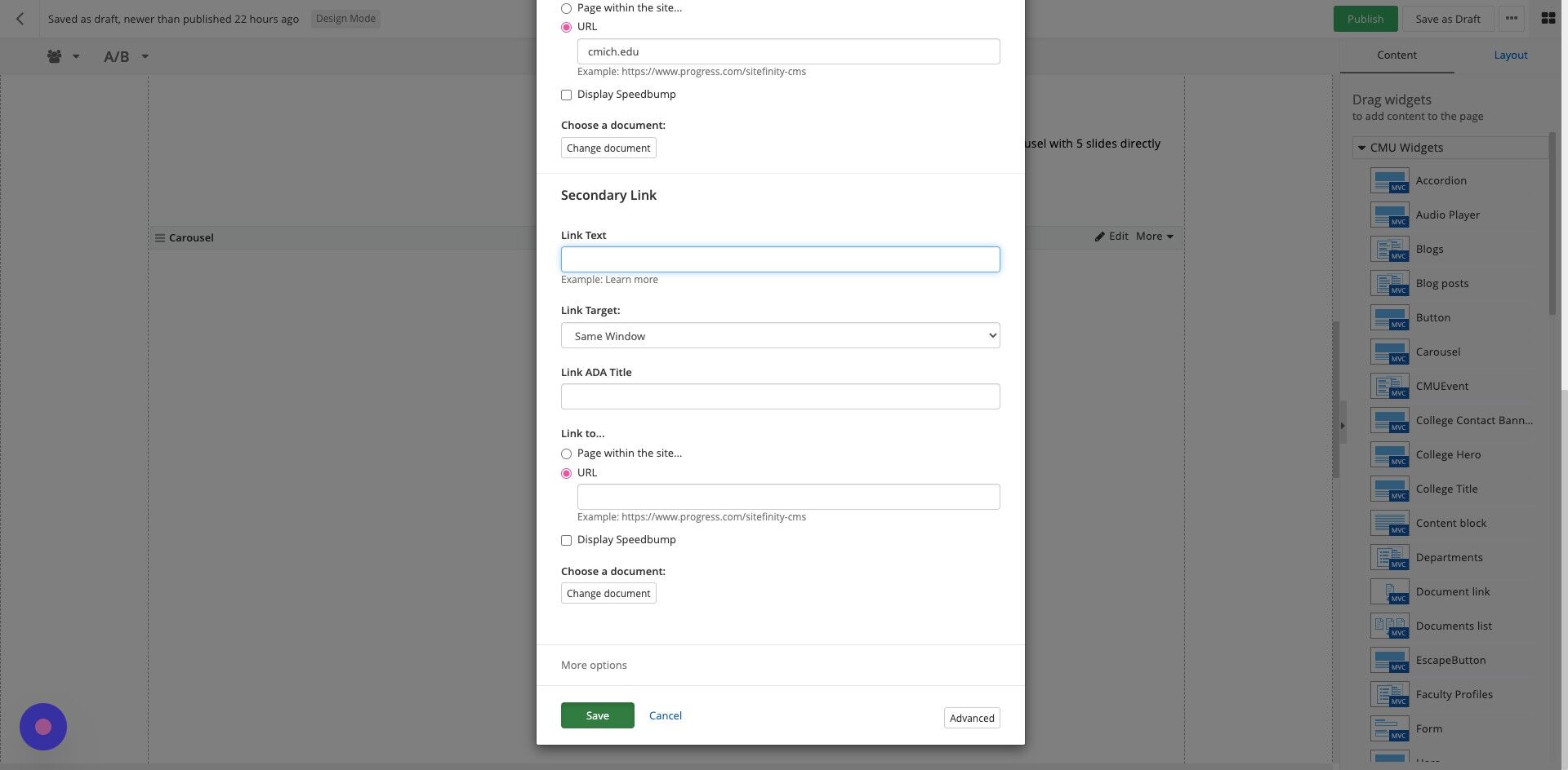 Screenshot of: Click 