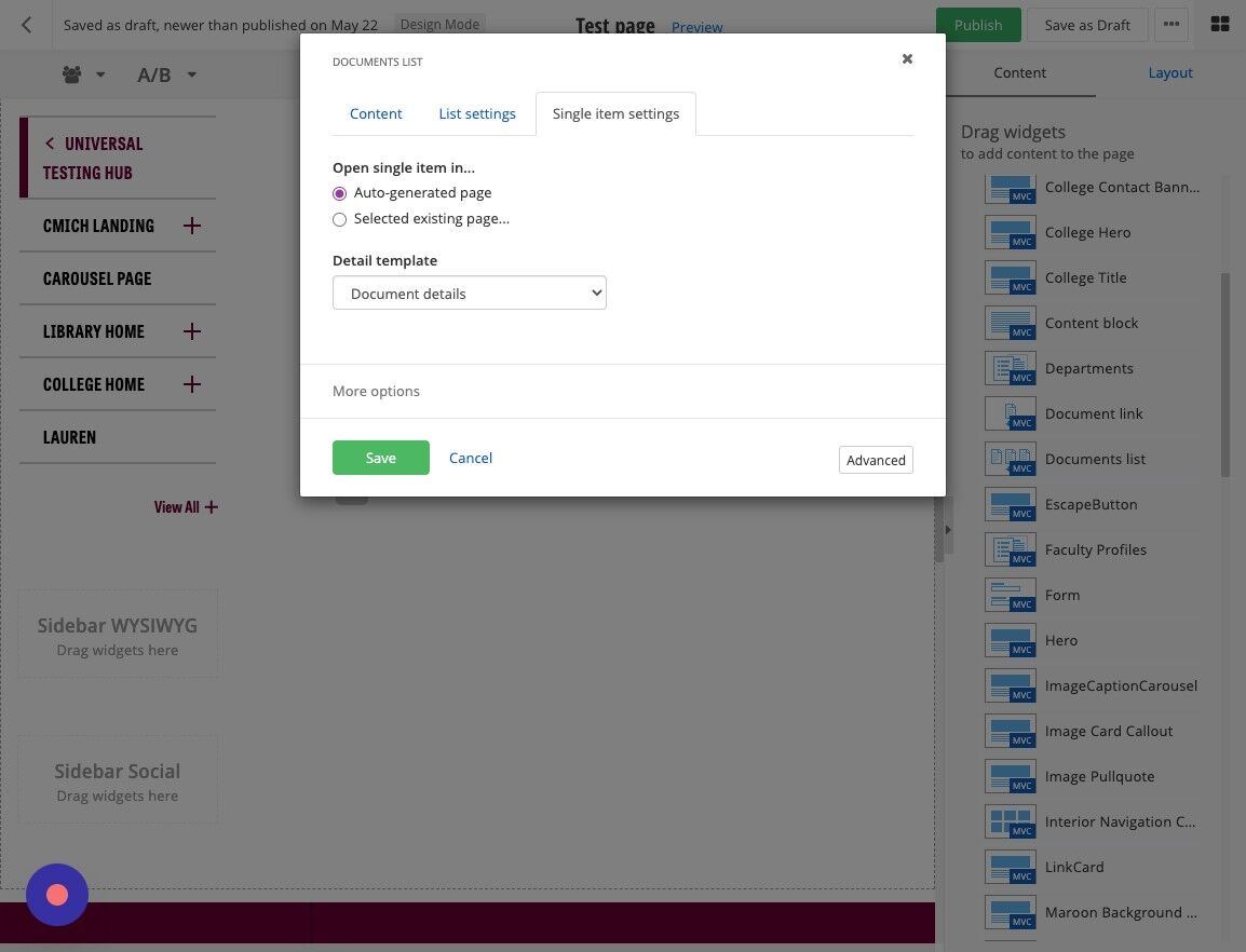 Screenshot of: Under the 