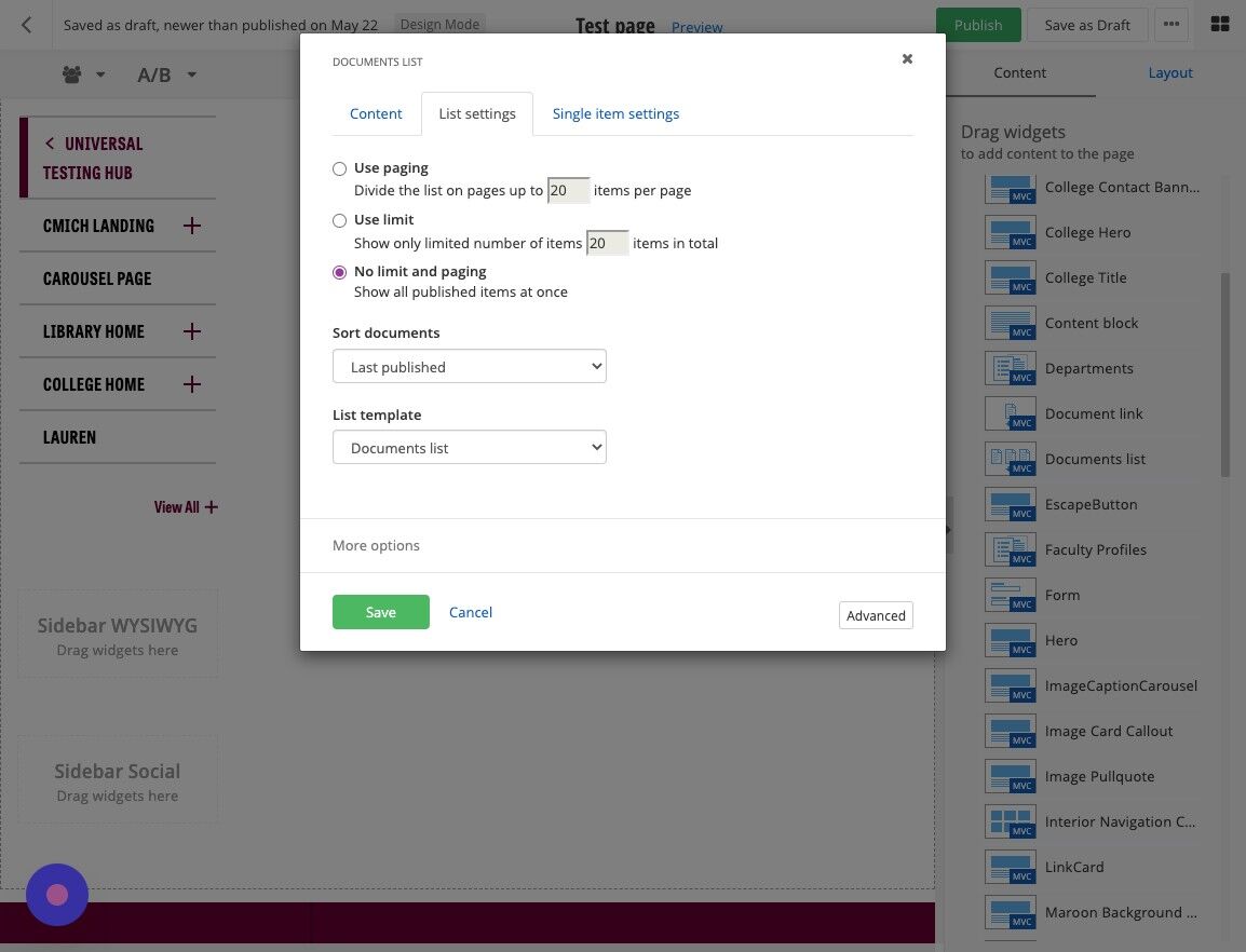 Screenshot of: Under the 