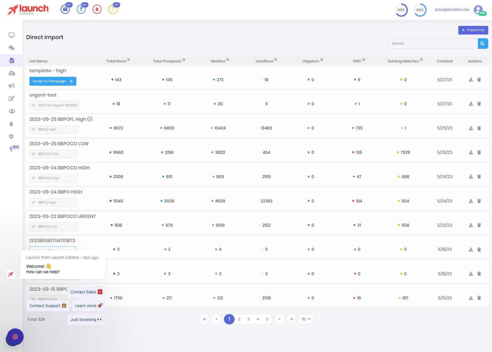 Screenshot of: Click "Assign to Campaign"