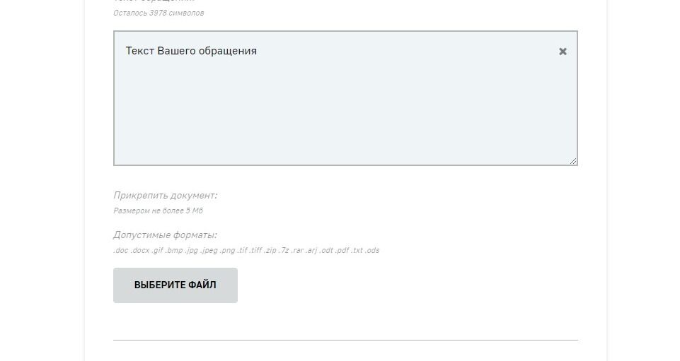 Screenshot of: Также Вы можете добавить дополнительные документы, загрузив их со своего устройства. Внимательно прочтите требования к загружаемым файлам.