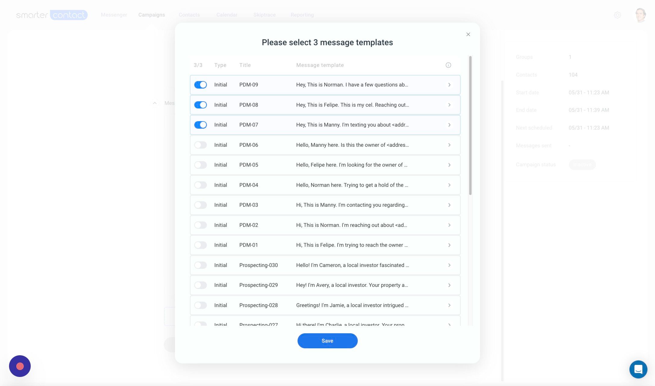 Screenshot of: Click "Save"