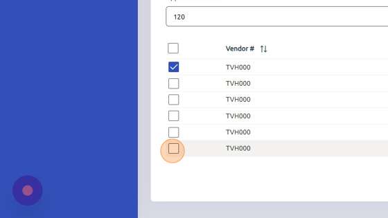 Screenshot of: Select the debit and credit which offset.