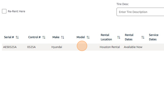 Screenshot of: Double-click the equipment you'd like to rent out. Rental dates must say "Available Now"