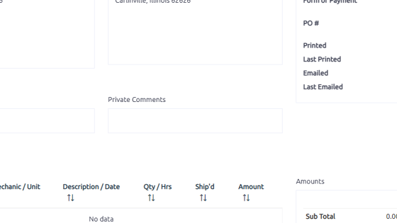Screenshot of: See Invoicing Review.