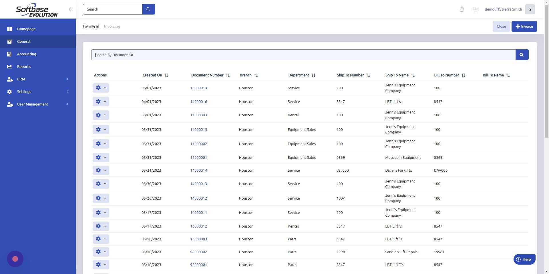 Screenshot of: Open existing work order.