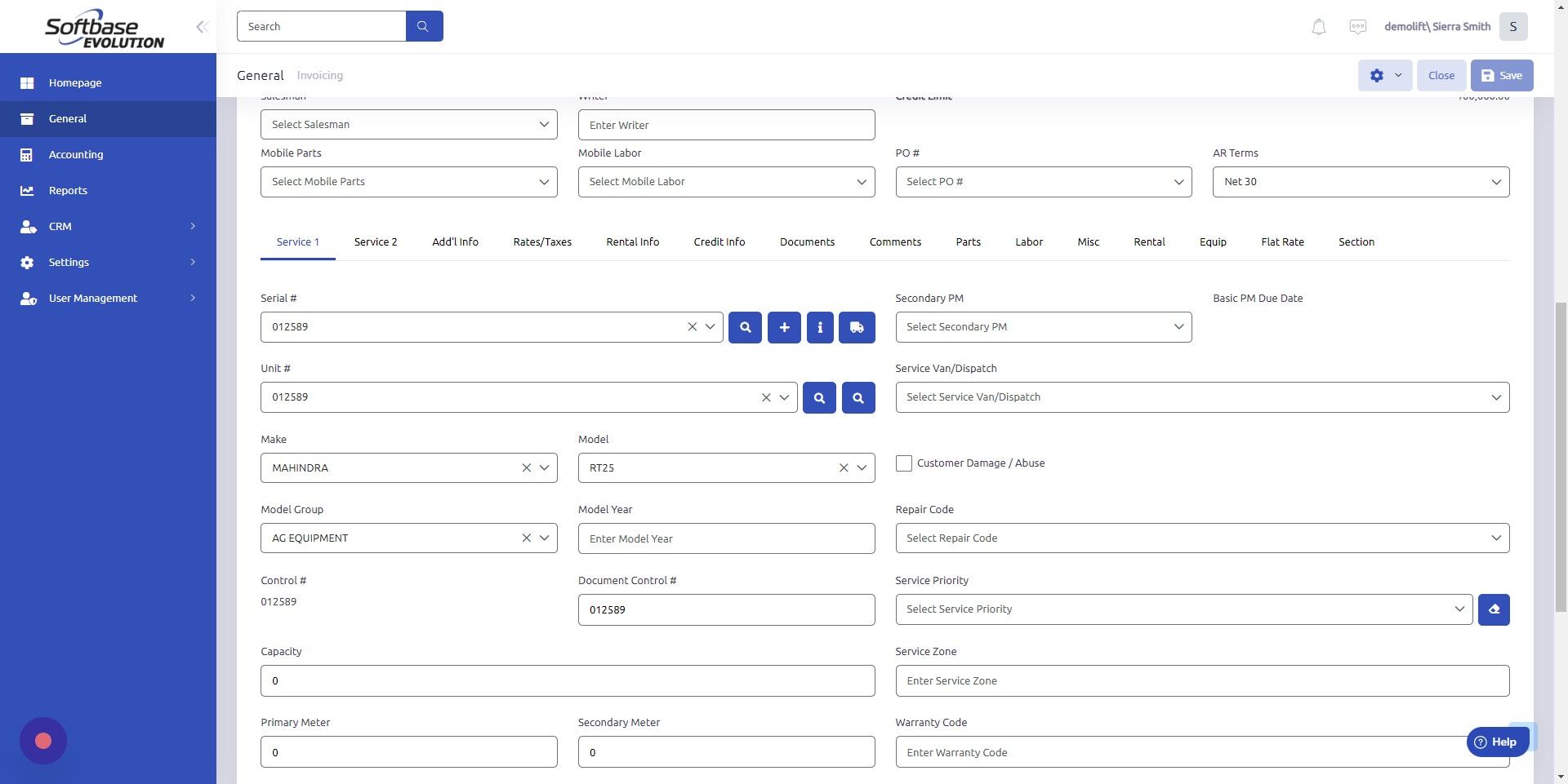 Screenshot of: To check Rental Availability from the Rental tab, click here.