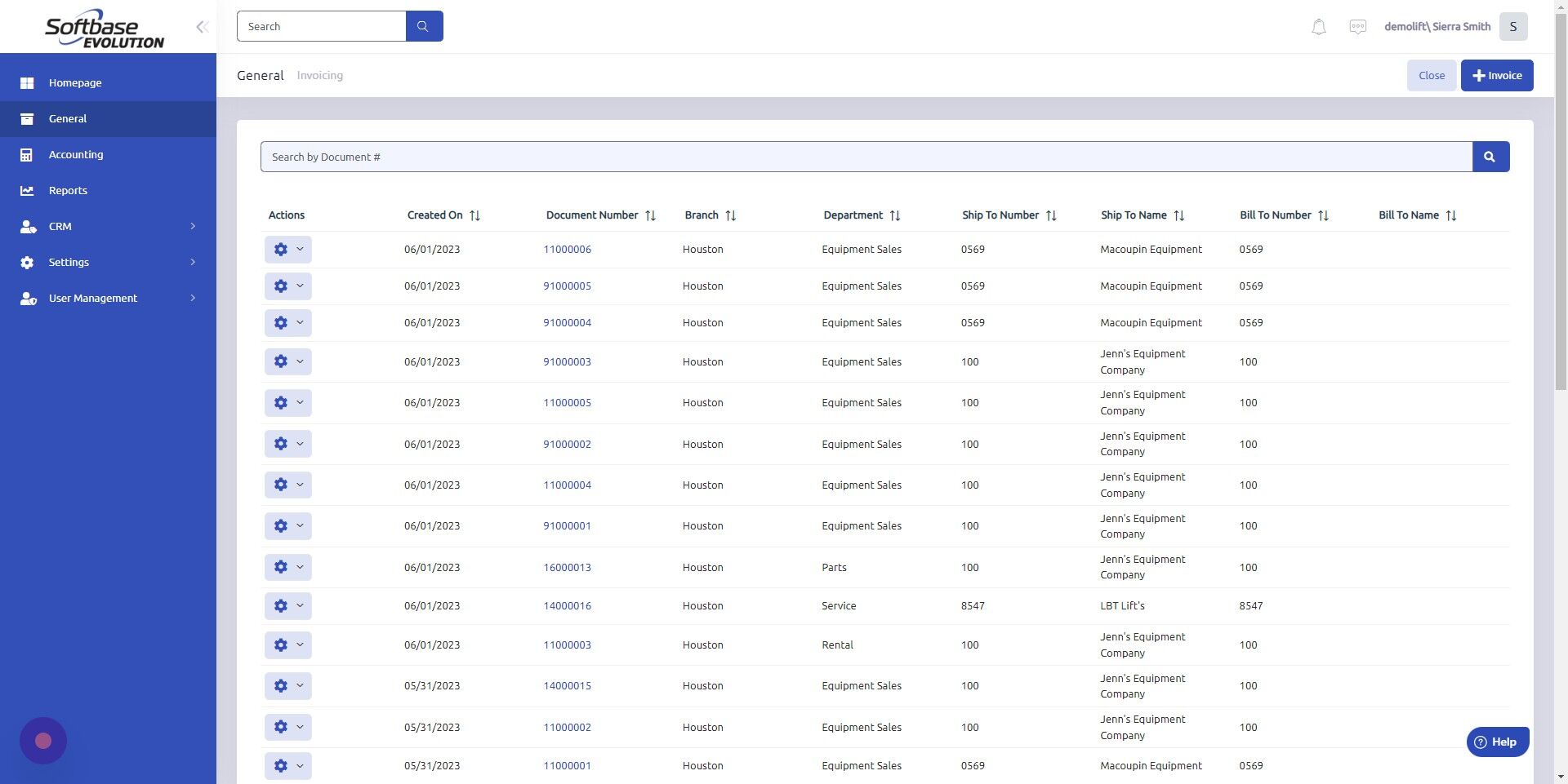 Screenshot of: Open work order. Packing slip can be printed from an in-process or completed work order.