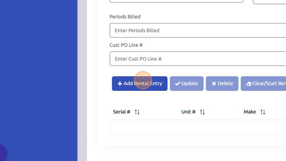 Screenshot of: Click "Add Rental Entry"