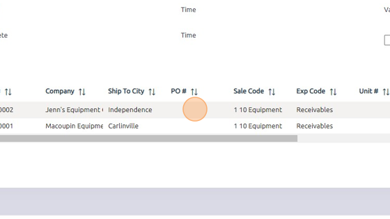 Screenshot of: Select work order you'd like to mark Complete.