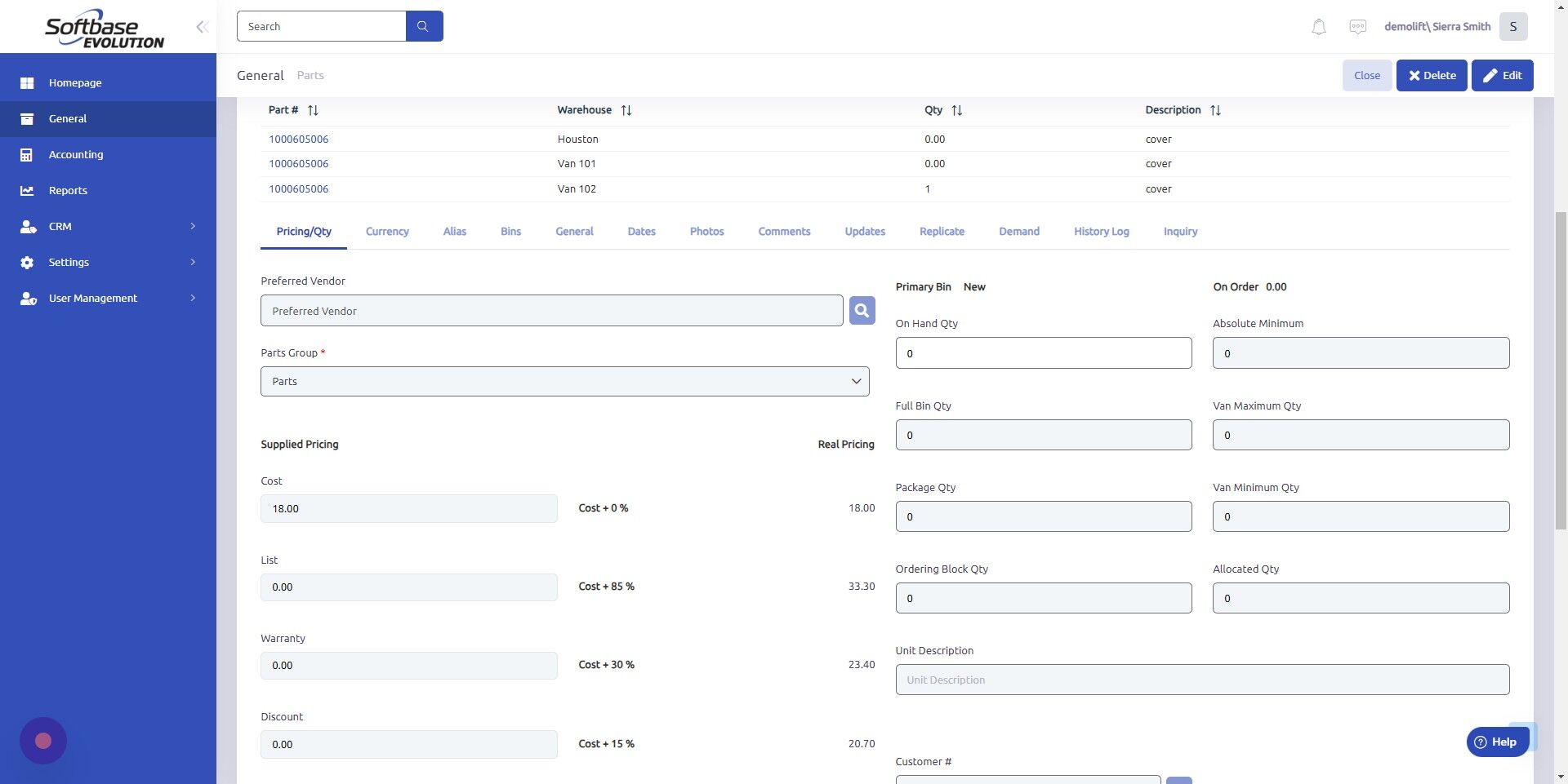 Screenshot of: Click "General" tab.