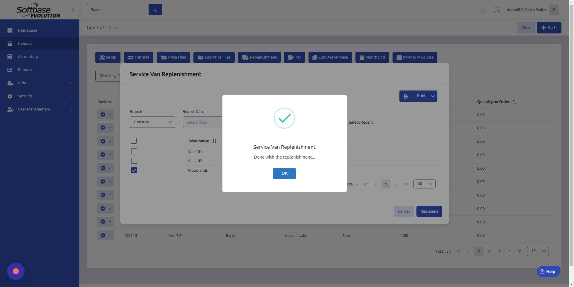 Screenshot of: Click "OK"