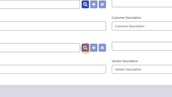 Screenshot of: To set Vendor Alias, enter vendor number here or use magnifying glass to search.