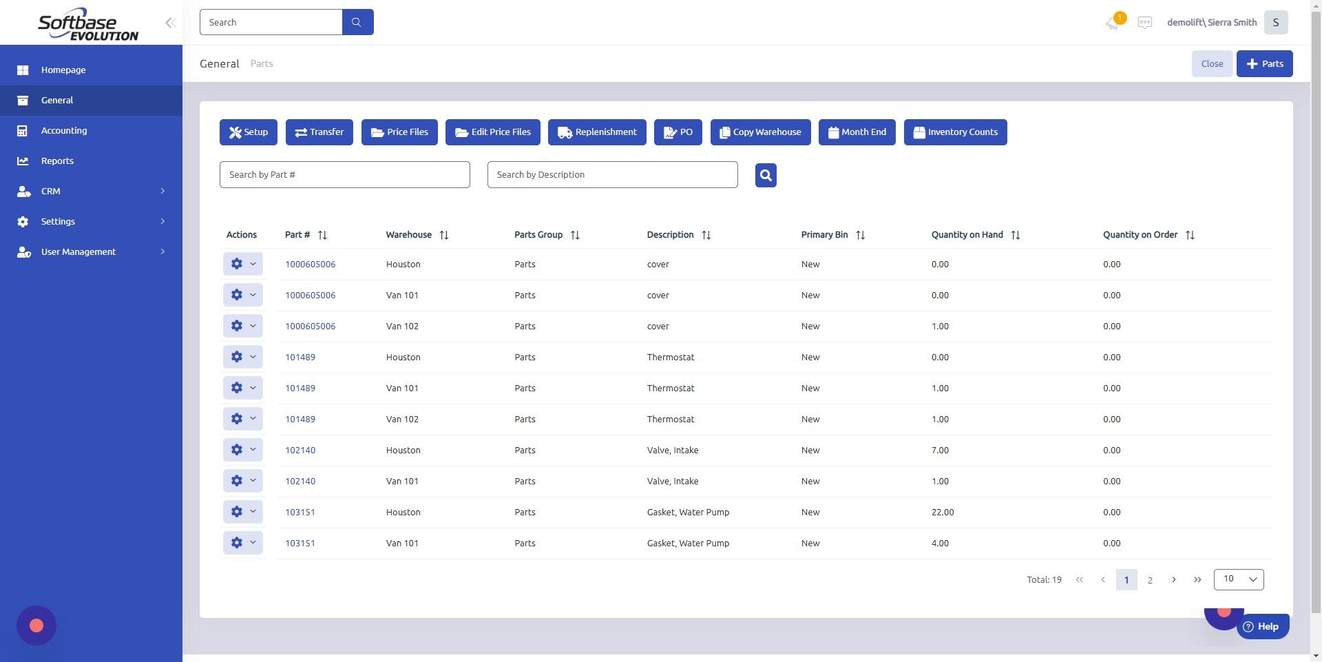 Screenshot of: Open "Setup"