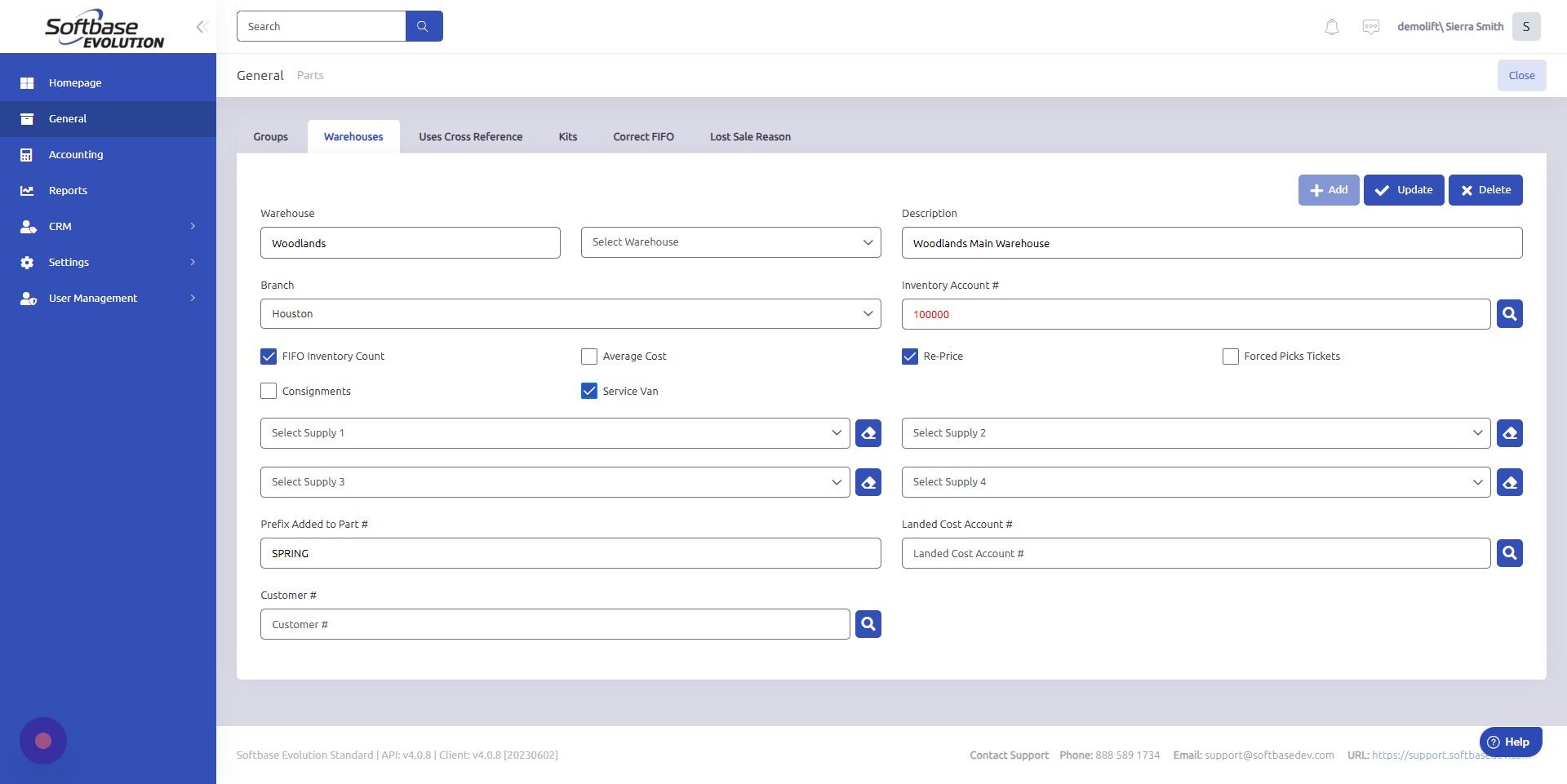 Screenshot of: Click "Update"