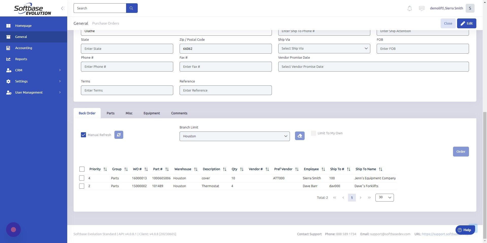 Screenshot of: Click "Edit"
