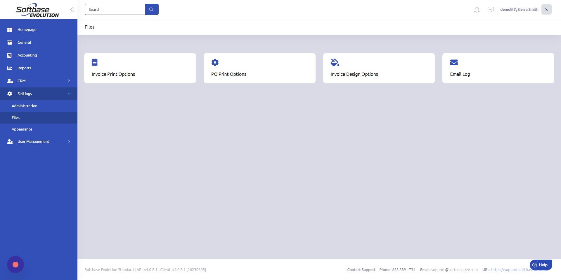 Screenshot of: Click "PO Print Options"