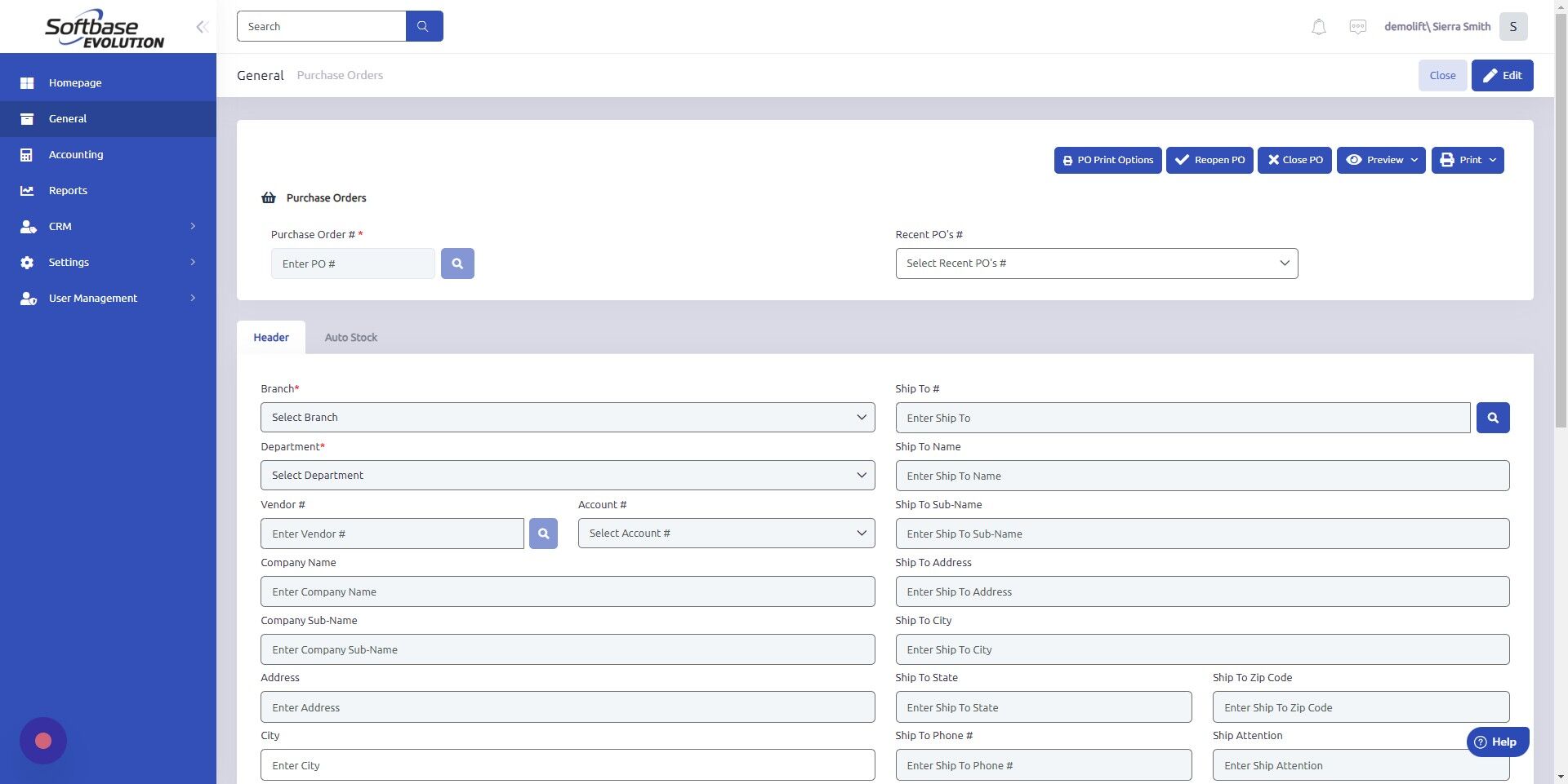 Screenshot of: Click edit.