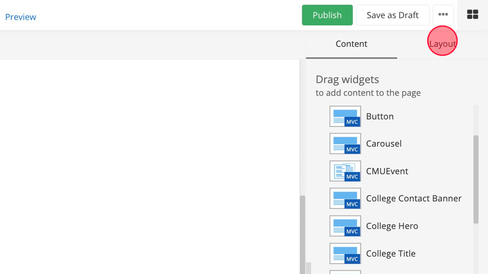 Screenshot of: Click