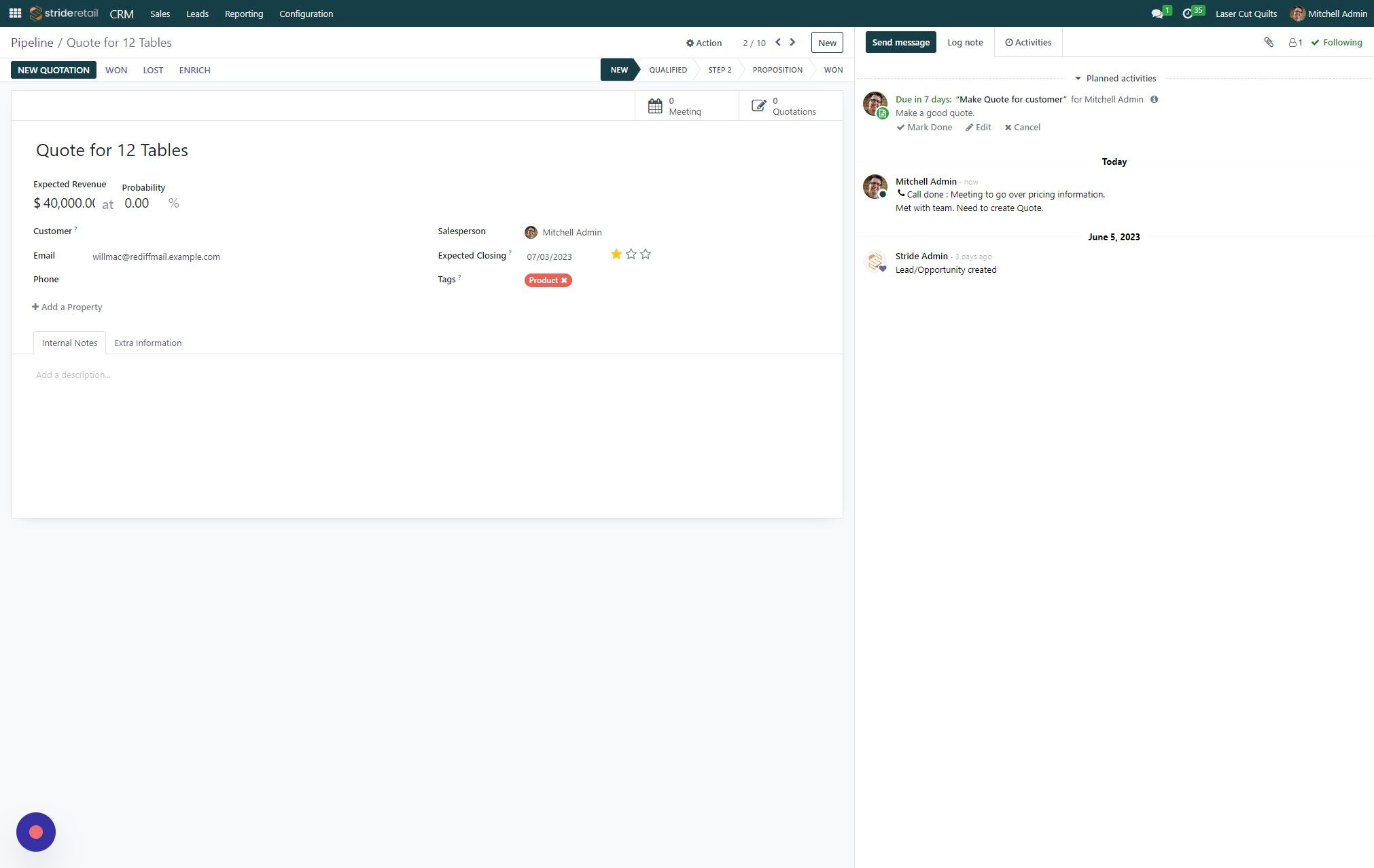 Screenshot of: Click "Pipeline" to go back to pipeline view.