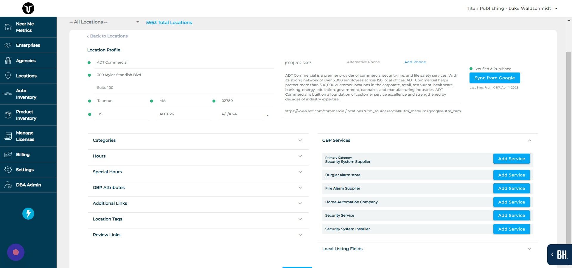 Screenshot of: Click this text field.