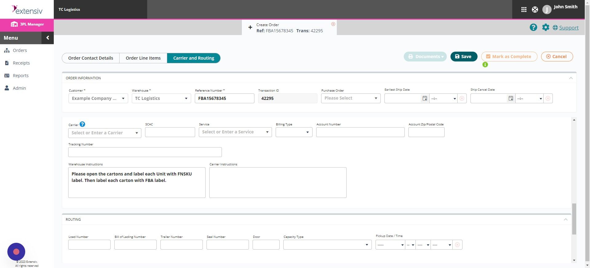 Screenshot of: Click "Save"