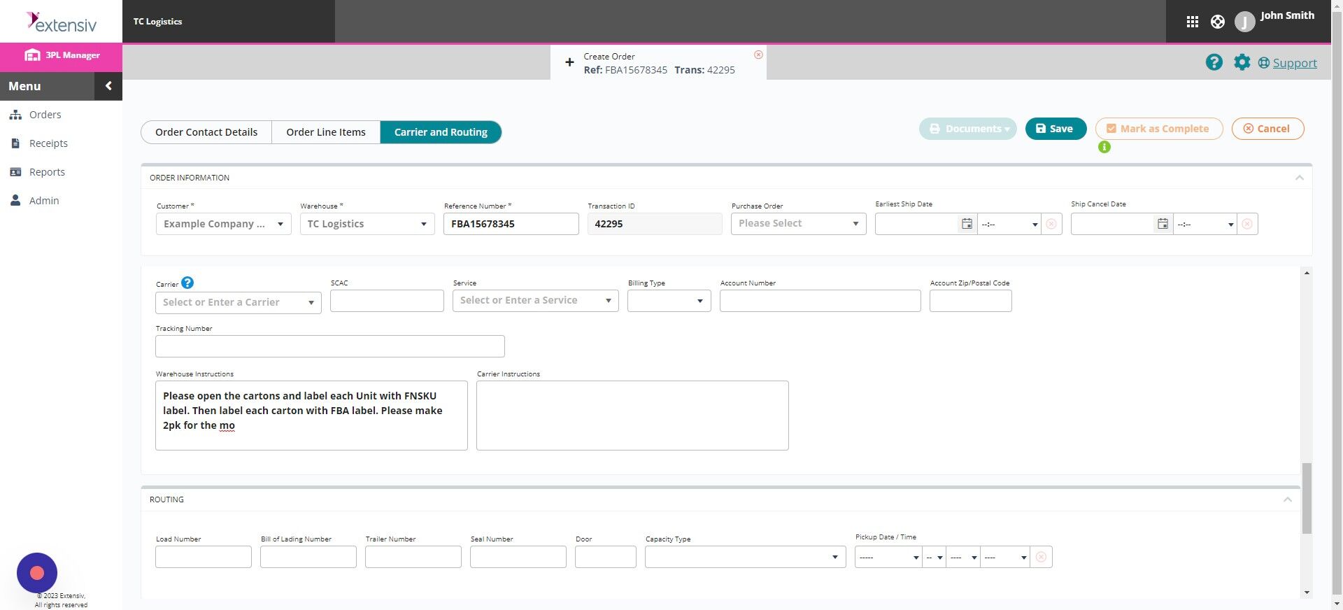 Screenshot of: In this section please let us know what you need done to the order. There is no limit to the amount of characters you can put in this section. Feel free to be as detailed as possible.