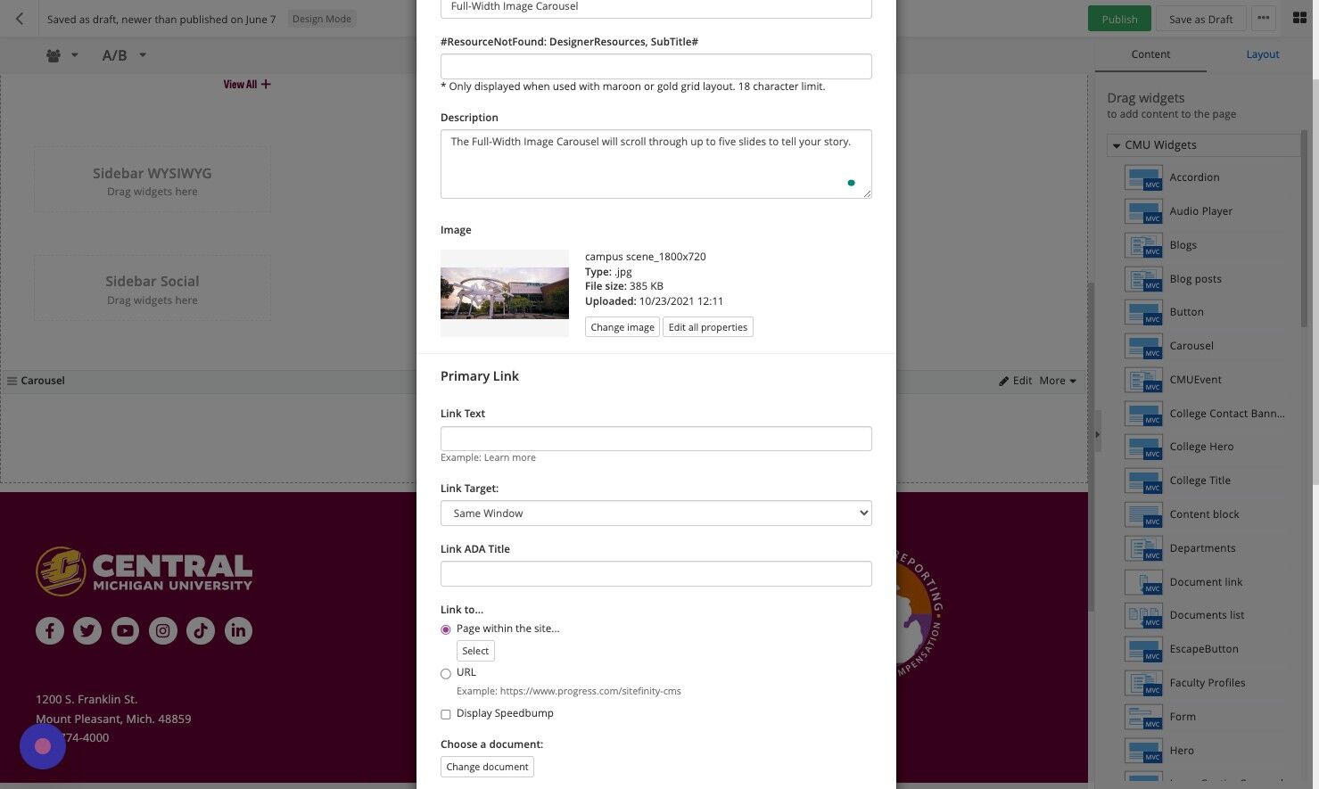 Screenshot of: Primary Link Text: Enter your 